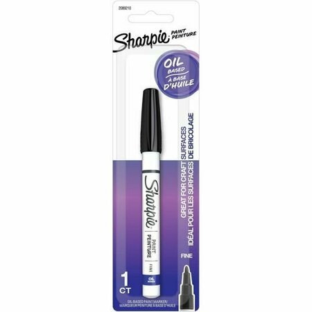 NEWELL BRANDS Sharpie Paint Marker, Oil-Based, Fine Point, Black SAN2089210